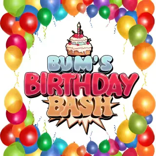 Bum's Birthday Bash 2024 — Event logo