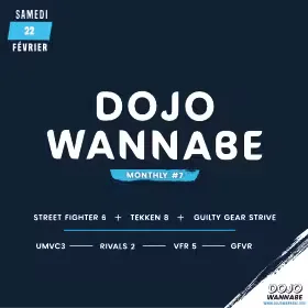 Dojo Wannabe Monthly #7 — Event logo