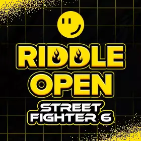 RIDDLE OPEN STREET FIGHTER 6 powered by ふもっふのおみ... — Event logo