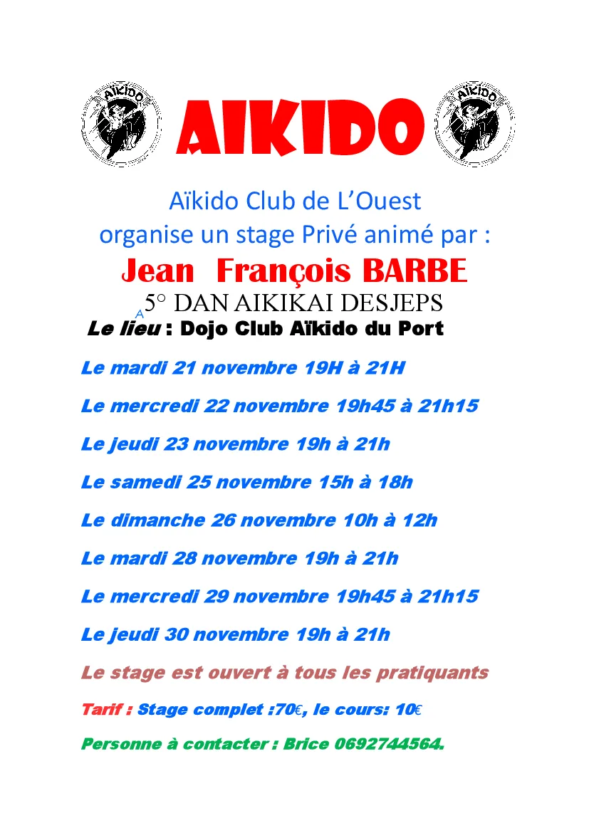 Event poster