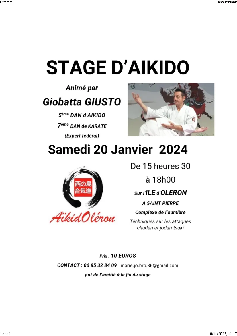 Event poster