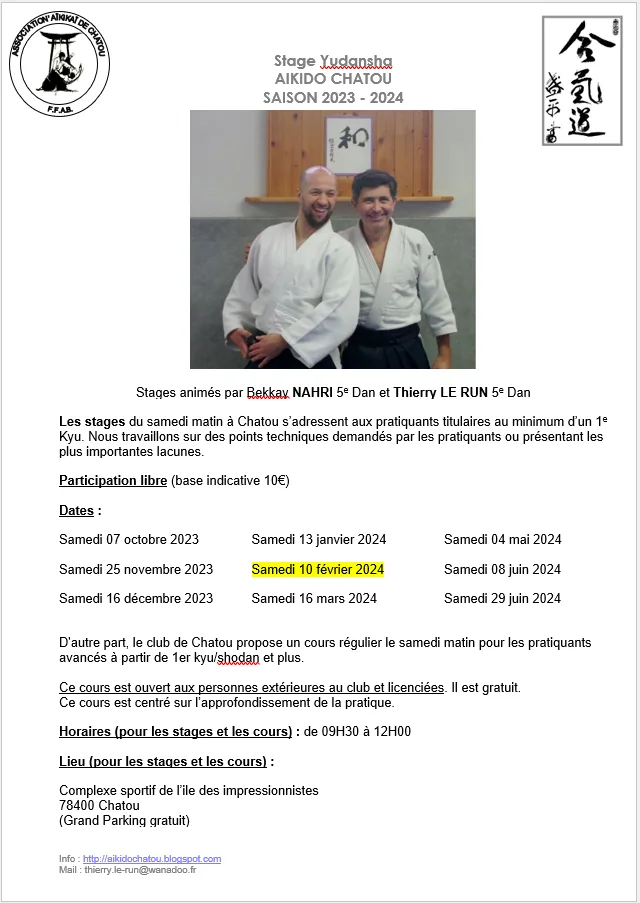 Event poster