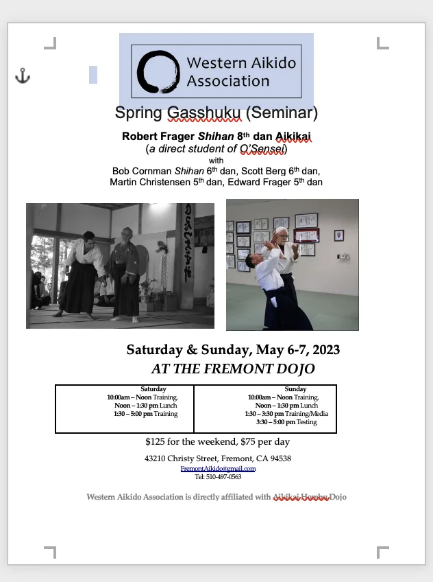 Event poster